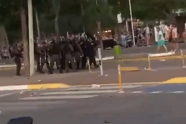 Corrientes: imágenes de incidentes durante los festejos por campeonato del mundo