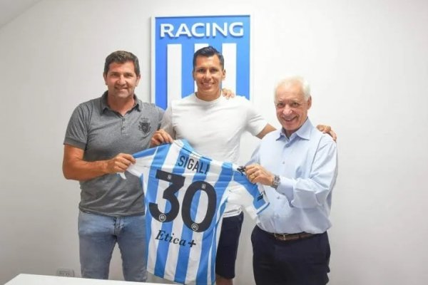 Sigali firmó contrato y sigue en Racing