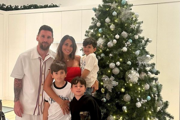 El festejo navideño de Lionel Messi y el resto de los campeones del mundo
