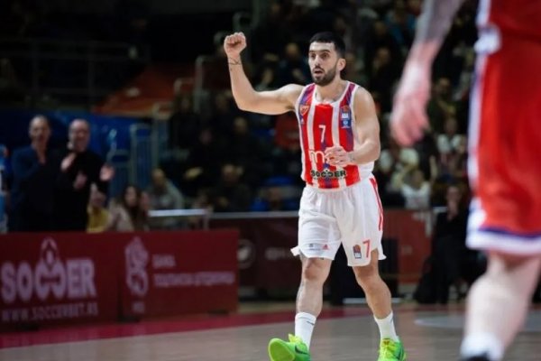 Facundo Campazzo debutó en Estrella Roja