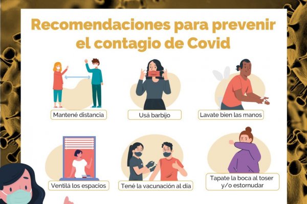 La Municipalidad brindó recomendaciones ante el aumento de casos de Covid-19
