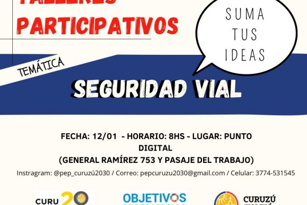 Talleres participativos PEP CURUZÚ 2030