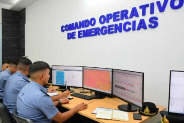 En los últimos cinco días se controlaron más de 80 focos de incendios coordinando desde el COE