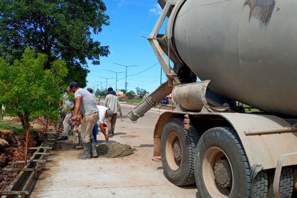 Paso de los Libres comenzó la bicisenda más larga de Corrientes