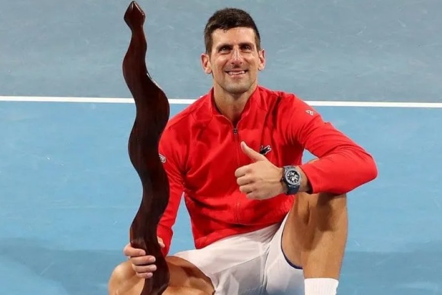 Djokovic fue campeón en Adelaida y va por el número 1 en Australia