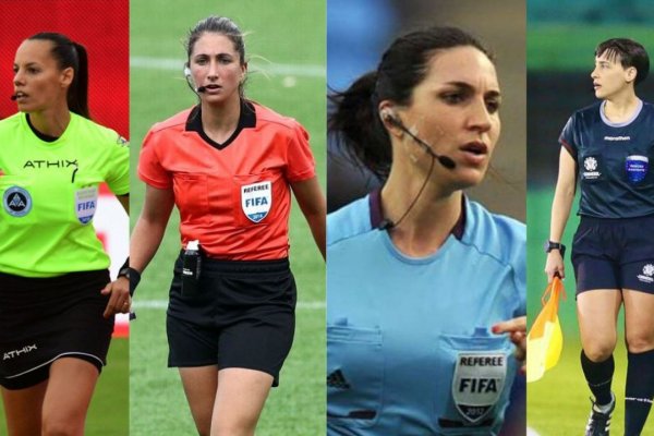 Cuatro árbitras argentinas estarán en el Mundial de fútbol femenino 2023