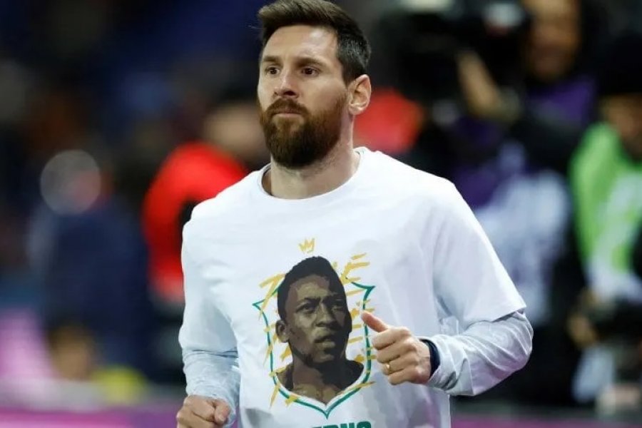 PSG no homenajeó a Messi por el Mundial e hizo un reconocimiento a Pelé