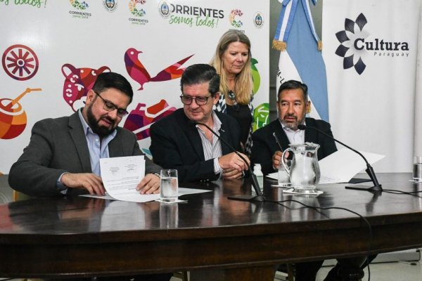 Corrientes y Paraguay firmaron un acuerdo para el intercambio cultural