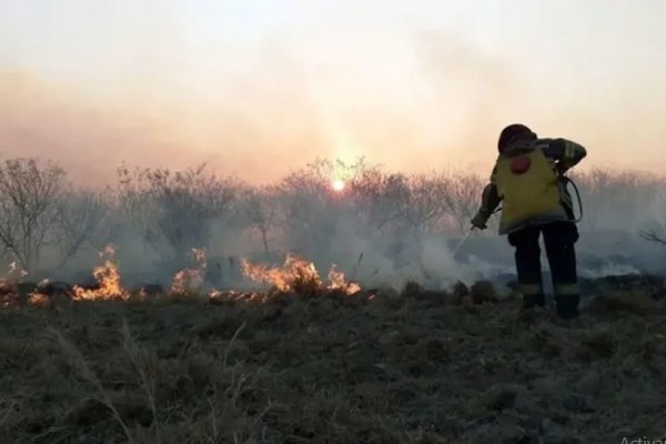 Se registraron cuatro focos de incendios en Corrientes