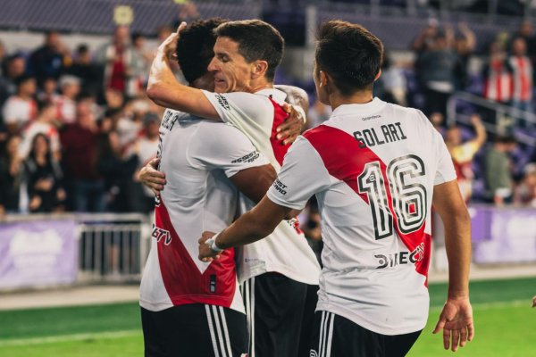 River goleó a Vasco da Gama por un amistoso internacional en el cierre de la pretemporada