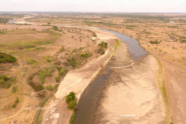 Sequía extrema en la provincia: Río Corriente está desapareciendo