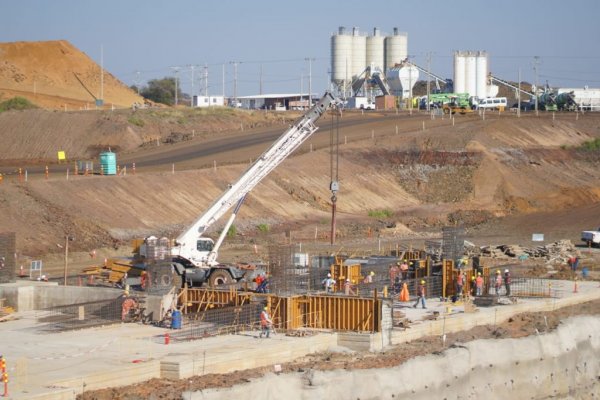 La obra hidroeléctrica Añá Cuá avanza con la construcción de la Casa de Máquinas