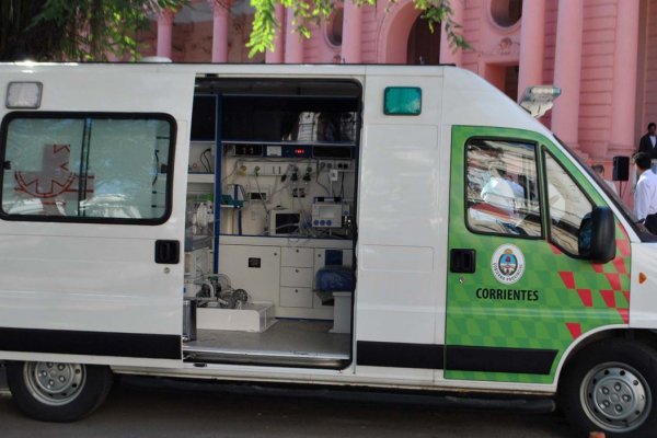 Salud Pública de Corrientes desmintió la presencia de una ambulancia en Brasil