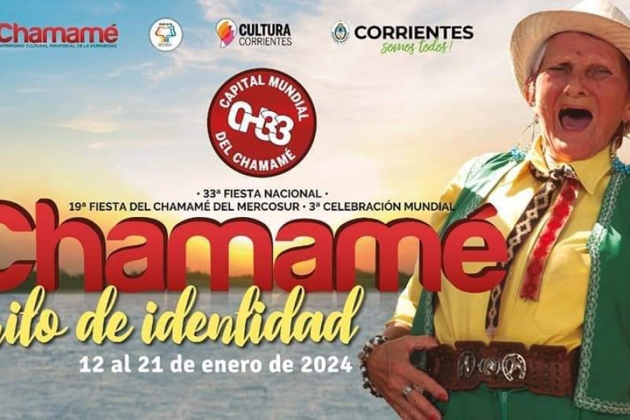 Con un "Grito de identidad", la 33 Fiesta Nacional del Chamamé se realizará del 12 al 21 de enero 2024