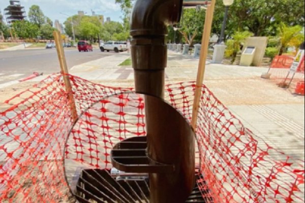 Corrientes: Novedoso sistema para mascotas que tendrán los bebederos de la costanera