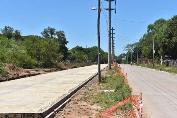 Avanza la pavimentación de la segunda vía de la avenida Santa Catalina