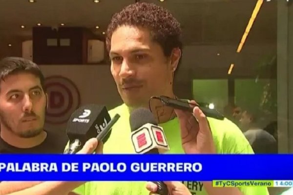 Paolo Guerrero se hizo la revisión médica: 