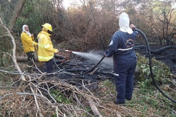 Corrientes: siguen las quemas de pastizales en plena prohibición y sequía