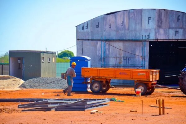 Continua la construcción de viviendas del Procrear en Paso de los Libres