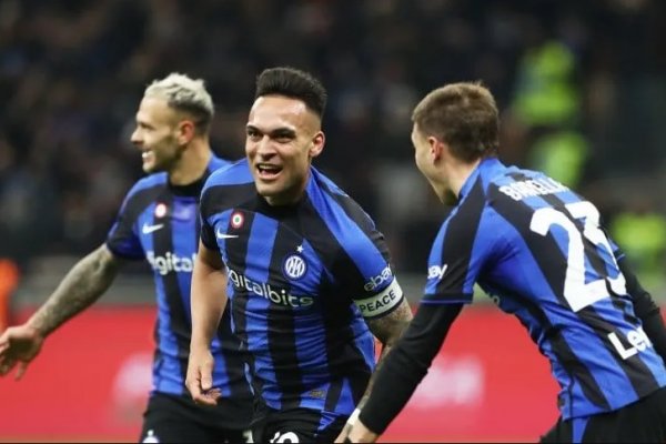 Inter venció a Milan en el derbi gracias a Lautaro Martínez