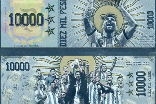 La Presidenta del Banco Nación propuso crear un billete con la cara de Messi