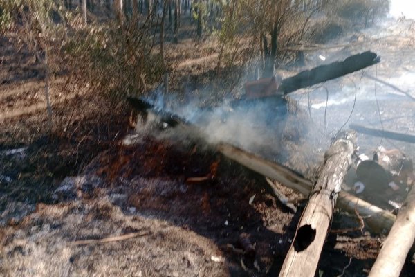 Corrientes: incendio devoró una subestación completa de energía