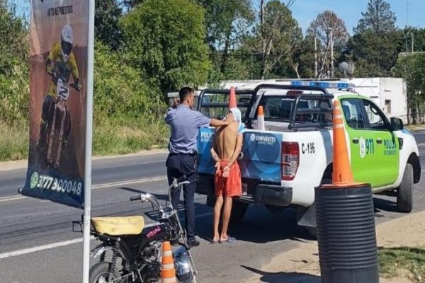 La Policía recuperó una motocicleta denunciada como sustraída