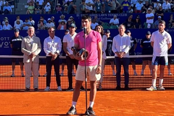 Carlos Alcaraz se consagró campeón del Argentina Open