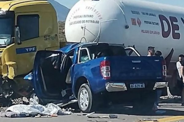 Mendoza: una camioneta chocó de frente contra un camión y dos nenas murieron