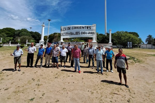 Corrientes: este martes acampe con protesta de policías y penitenciarios provinciales