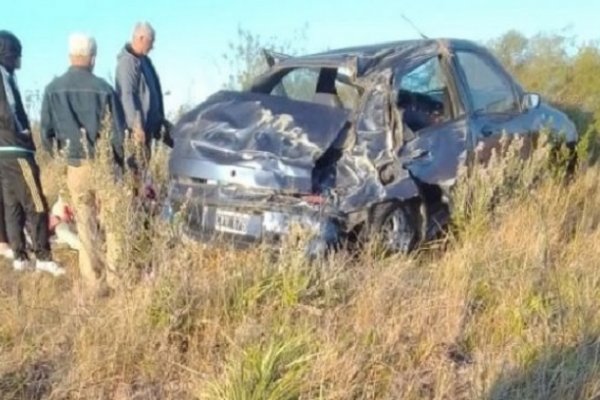 Corrientes: nuevo despiste y vuelco sobre Ruta Nacional Nº 119