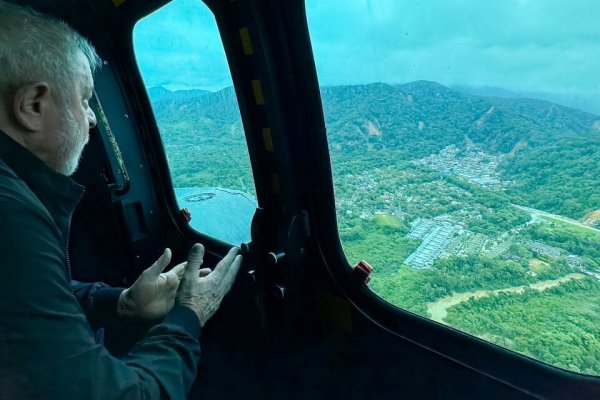 Lula visitó la zona del temporal que dejó 36 muertos en San Pablo