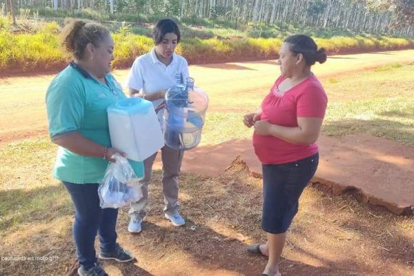 Se entregaron equipos biopotabilizadores a familias rurales de Virasoro