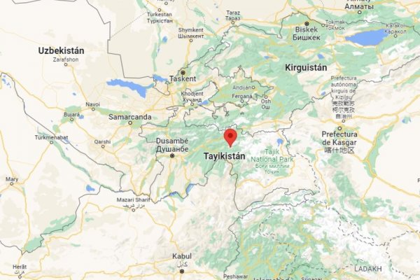 Un terremoto de 6.8 grados afectó a Tayikistán, cerca de la frontera con China