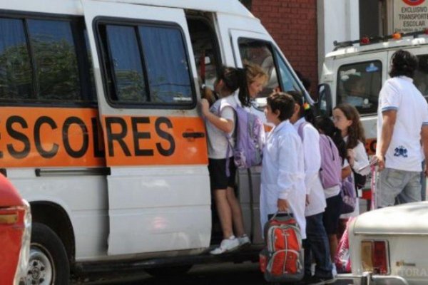 La tarifa del transporte escolar para este año oscila entre 11 y 12 mil pesos por mes 