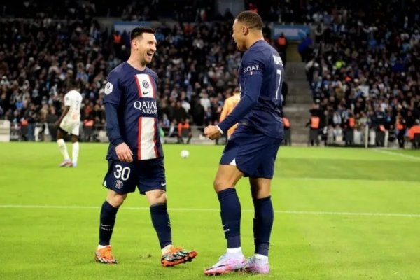 PSG goleó a Olympique de Marsella y se quedó con un clásico clave