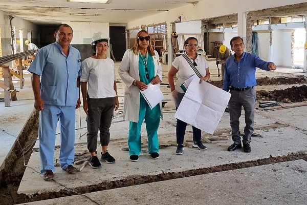 El Ministro Cardozo verificó el avance de las obras del hospital de Curuzú Cuatiá