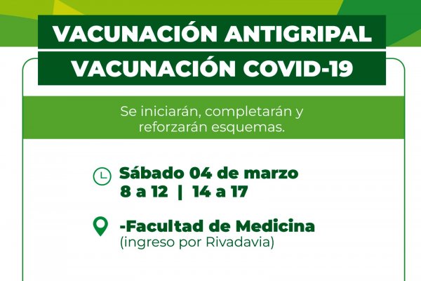 Cronograma de las vacunas contra Covid-19 y Gripe