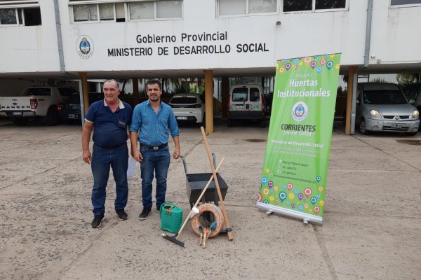 Desarrollo Social entregó kits de herramientas y semillas