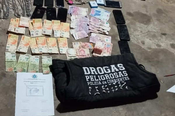 Corrientes: Allanaron un kiosco de droga