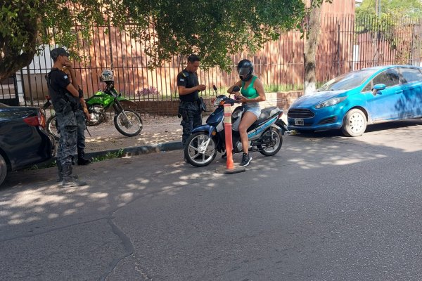 Demorados y una motocicleta secuestrada en tareas de prevención