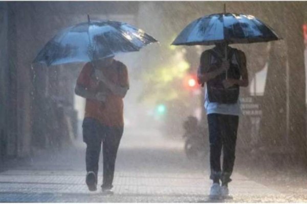 Rige un alerta amarilla por lluvias y tormentas para Corrientes