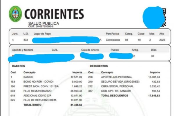 Corrientes: una comparación salarial deja a la provincia muy abajo entre otros distritos