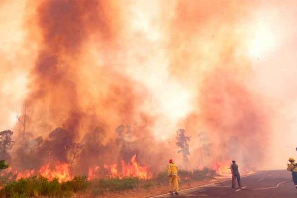 Dos focos de incendios activos en Corrientes