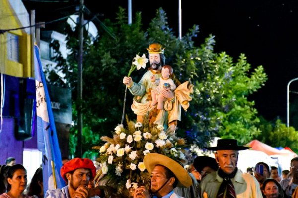 Emotivo saludo a San José, patrono de una localidad correntina