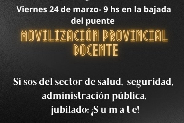 El reclamo salarial en Corrientes: protestan docentes y policías autoconvoncados en el puente interprovincial