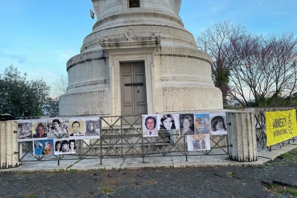 Roma homenajeó a los desaparecidos argentinos
