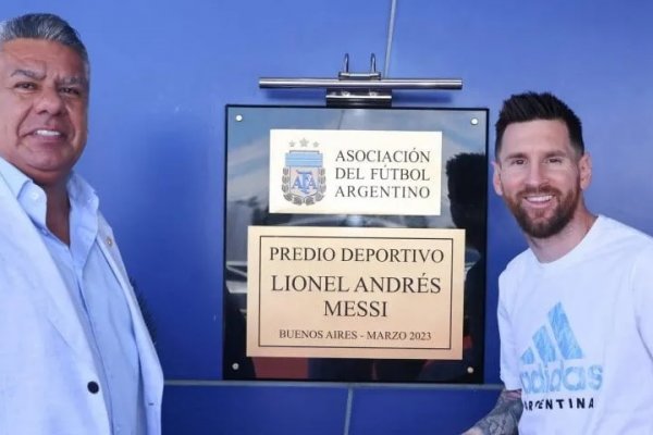 El reconocimiento especial de la AFA para Lionel Messi: el predio llevará su nombre