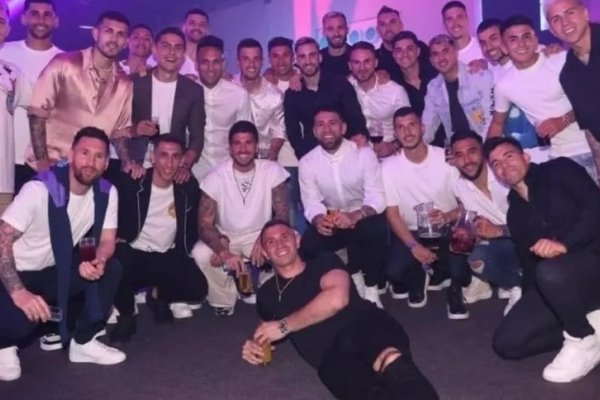 Los jugadores de la Selección Argentina tuvieron una fiesta privada en el predio Lionel Messi