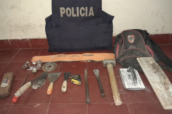 Recuperaron herramientas robadas  e identificaron al ladrón